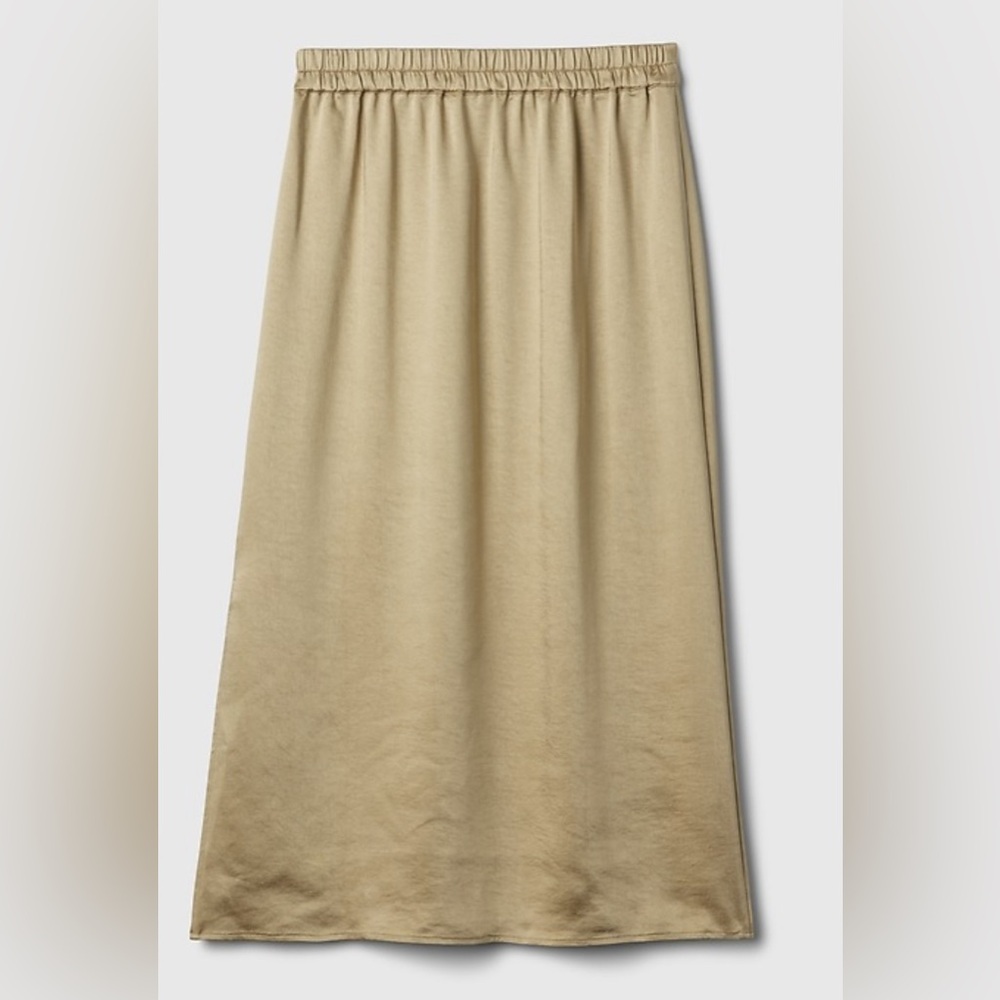 GAP Satin Midi Skirt